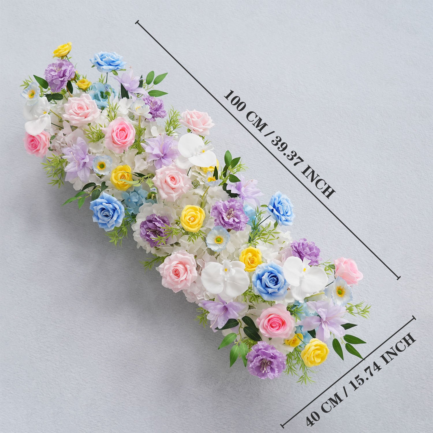 Uflower Colored Table Runner Arrangement Wedding Backdrop Wall Decor